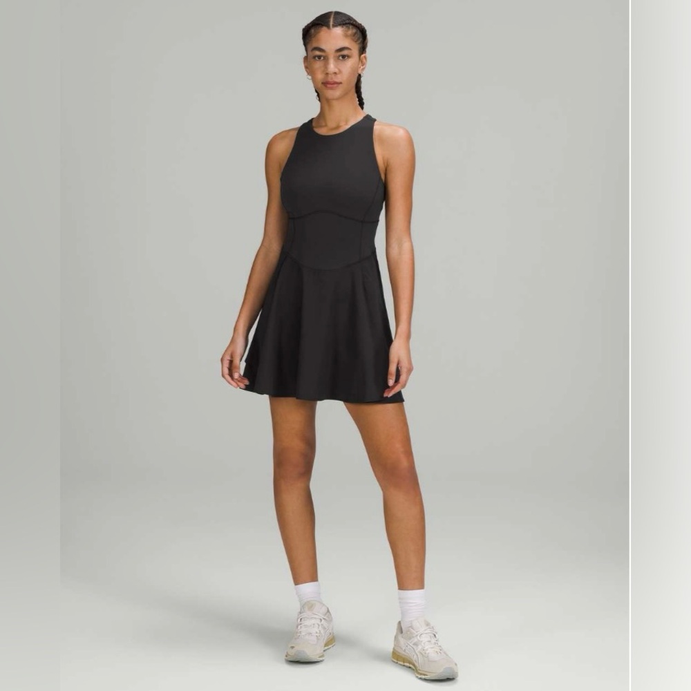 🍋LULULEMON Lululemon Court Crush Dress in Black • Size 6 & 8
